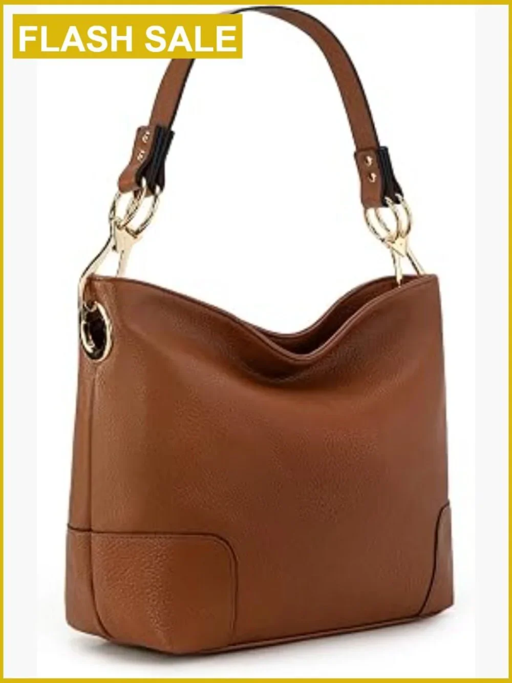 Hobo Bag Women Top Handle Satchel Shoulder Purse Spacious Faux Leather